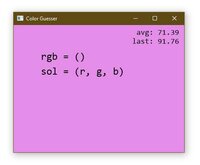 Color Guesser screenshot, image №3193362 - RAWG
