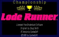 Championship Lode Runner screenshot, image №754266 - RAWG