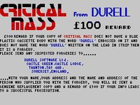 Critical Mass (1985) screenshot, image №756773 - RAWG