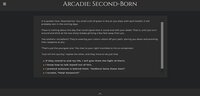 Arcadie: Second-Born - Free Demo screenshot, image №3589762 - RAWG