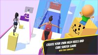 High heels Stacking mechanics - 3D Hyper casual game template screenshot, image №2924326 - RAWG