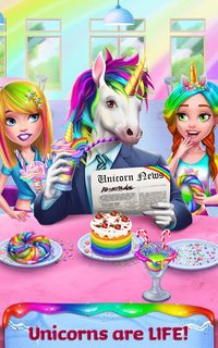 Unicorn Food - Rainbow Glitter Food & Fashion screenshot, image №1361842 - RAWG