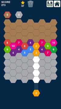 Hexa Attack: Shoot and Merge Numbers screenshot, image №2325795 - RAWG