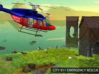 Flying Pilot Helicopter Rescue - City 911 Emergency Rescue Air Ambulance Simulator screenshot, image №1802086 - RAWG