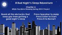 A Bad Night's Sleep Adventure screenshot, image №2390316 - RAWG
