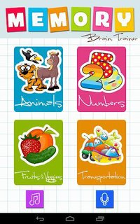 Memory Game: Animals, Fruits, Cars & Numbers screenshot, image №1549310 - RAWG