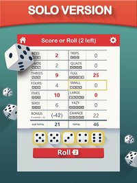 Yazy the best yatzy dice game screenshot, image №1389835 - RAWG