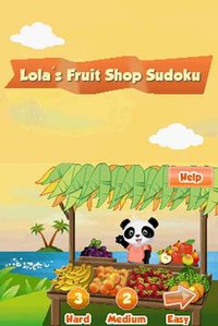 Lola's Fruit Shop Sudoku screenshot, image №258610 - RAWG