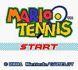 Mario Tennis GB screenshot, image №3998235 - RAWG