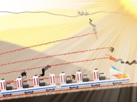 Celeb Rush - Crazy Ride with a Celebrity and the Roller Coaster screenshot, image №1958643 - RAWG