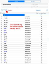 Words Finder Wordfeud Español/Spanish - find the best words for Wordfeud, crossword and cryptogram screenshot, image №1606796 - RAWG