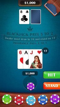 Blackjack 21 - casino card game screenshot, image №1491933 - RAWG