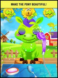 A Baby Pony Little Pet Spa Doctor - my pets vet hair salon & makeover dress up games for girls kids screenshot, image №883017 - RAWG
