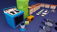 low poly kitchen 3D assets screenshot, image №3660716 - RAWG