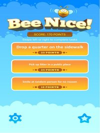 Bee Nice: Daily Challenges to Improve Yourself and the People Around You. The Random Acts of Kindness Game screenshot, image №1778054 - RAWG