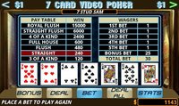 Seven Card Video Poker screenshot, image №1464761 - RAWG