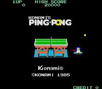 Konami's Ping Pong screenshot, image №755883 - RAWG