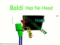 Baldi has no head Android screenshot, image №2929037 - RAWG