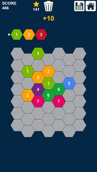 Hexagons Puzzle: Slide n Clear Numbers screenshot, image №2373185 - RAWG