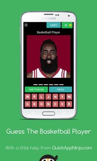 Guess The Basketball Player QUIZ APP screenshot, image №2232863 - RAWG