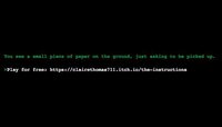 The Instructions screenshot, image №1810787 - RAWG