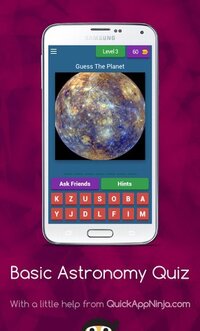 Basic Astronomy Quiz screenshot, image №2499380 - RAWG