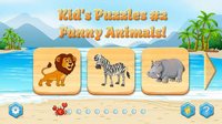 Kids Puzzles, Funny Animals #2 (full game) screenshot, image №1558559 - RAWG