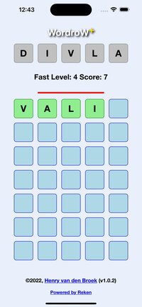 Wordrow - a fast word guessing game screenshot, image №3809087 - RAWG