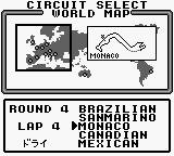 Satoru Nakajima F-1 Hero GB World Championship '91 screenshot, image №751323 - RAWG