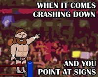 When It Comes Crashing Down And You Point At Signs screenshot, image №1147942 - RAWG