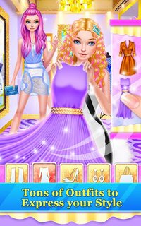 Hair Stylist Fashion Salon ❤ Rainbow Unicorn Hair screenshot, image №1592863 - RAWG