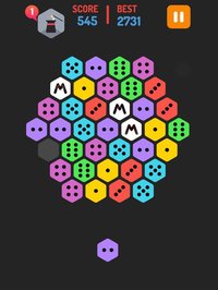 Merge Blocks - Merging hexagon puzzle fun game, rotate and merged screenshot, image №2035131 - RAWG