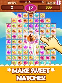 Cup-cake Mania Sweet candy Match 3 Maker Pop Game screenshot, image №876642 - RAWG