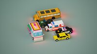 6 voxel 3D vehicles set screenshot, image №3662077 - RAWG