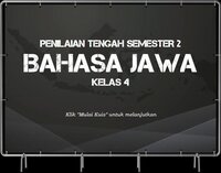 Soal Penilaian Tengah Semester 2 Kelas 4 - Bahasa Jawa screenshot, image №3281688 - RAWG