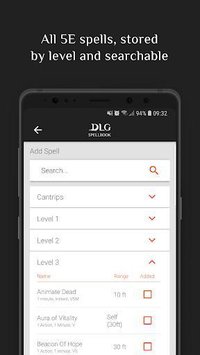 DLG Spellbook 5E for D&D screenshot, image №1542811 - RAWG