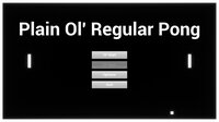 Plain Ol' Regular Pong screenshot, image №3048384 - RAWG