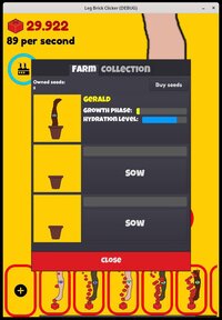 Leg Brick Clicker (alpha) screenshot, image №3537287 - RAWG