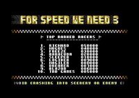 For Speed We Need 3 [Commodore 64] screenshot, image №3876364 - RAWG