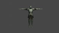 Lowpoly Knight model 01 with sword and shield Low-poly 3D model FBX files screenshot, image №2842069 - RAWG