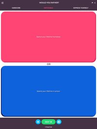Would You Rather - Social Game screenshot, image №933097 - RAWG