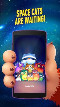 Space Cat Evolution: Kitty collecting in galaxy screenshot, image №1577338 - RAWG