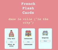 french vocab flash cards screenshot, image №3324967 - RAWG