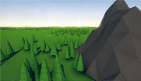 Infinite Procedural Generated Mesh World with Trees, Mountains and Water screenshot, image №1051854 - RAWG