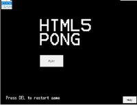 HTML5 PONG screenshot, image №1300662 - RAWG