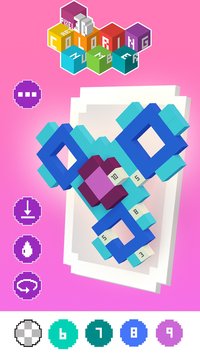 Pixel 3D Art Coloring Number screenshot, image №1856711 - RAWG