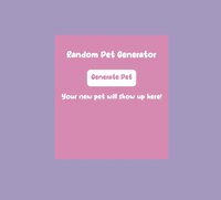 Pet Generator screenshot, image №3644934 - RAWG