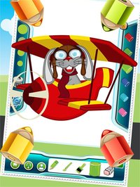 Flying on Plane Coloring Book World Paint and Draw Game for Kids screenshot, image №1632810 - RAWG