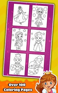 Princess Coloring Book for Kids & Girls 🎨 screenshot, image №1427759 - RAWG