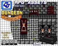 RPG Asset Tile Set 'Dungeon' SMS screenshot, image №3680522 - RAWG